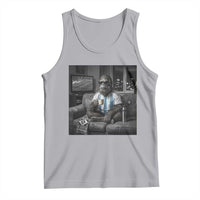 Funny Bigfoot Watching Soccer Tank Top Argentina Futbol Fan