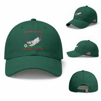 Funny USA Goose Football Baseball Cap Welcome To America We Call It Soccer