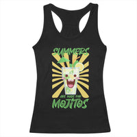 Summers Are Made For Mojitos Racerback Tank Top Funny Vacation Cocktail - Wonder Print Shop