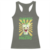 Summers Are Made For Mojitos Racerback Tank Top Funny Vacation Cocktail - Wonder Print Shop