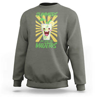 Summers Are Made For Mojitos Sweatshirt Funny Vacation Cocktail - Wonder Print Shop