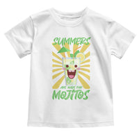 Summers Are Made For Mojitos Toddler T Shirt Funny Vacation Cocktail - Wonder Print Shop
