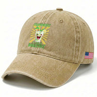 Summers Are Made For Mojitos Washed Cotton Baseball Cap Funny Vacation Cocktail