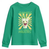 Summers Are Made For Mojitos Youth Sweatshirt Funny Vacation Cocktail - Wonder Print Shop