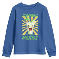 Summers Are Made For Mojitos Youth Sweatshirt Funny Vacation Cocktail - Wonder Print Shop