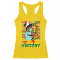 Nurse African American Racerback Tank Top I Am Black History Strong Feminism - Wonder Print Shop