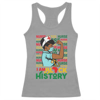 Nurse African American Racerback Tank Top I Am Black History Strong Feminism - Wonder Print Shop