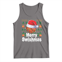 Basketball Christmas Tank Top Funny Merry Swishmas Sports - Wonder Print Shop