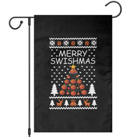 Basketball Merry Swishmas Garden Flag Christmas Tree Sports - Wonder Print Shop