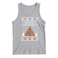 Basketball Merry Swishmas Tank Top Christmas Tree Sports - Wonder Print Shop