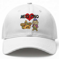 Mexican Filipino Food Lover Baseball Cap Tacos Lover And Halo Halo