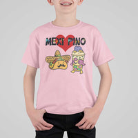 Mexican Filipino Food Lover T Shirt For Kid Tacos Lover And Halo Halo - Wonder Print Shop