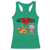 Mexican Filipino Food Lover Racerback Tank Top Tacos Lover And Halo Halo - Wonder Print Shop