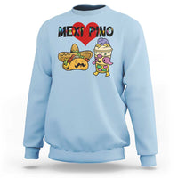 Mexican Filipino Food Lover Sweatshirt Tacos Lover And Halo Halo - Wonder Print Shop