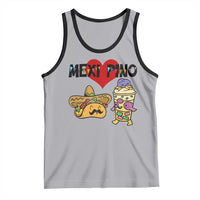 Mexican Filipino Food Lover Tank Top Tacos Lover And Halo Halo - Wonder Print Shop