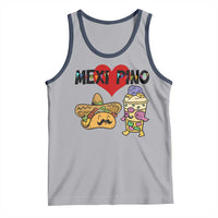 Mexican Filipino Food Lover Tank Top Tacos Lover And Halo Halo - Wonder Print Shop