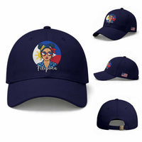 Philippines Girl Filipina Baseball Cap Flag Filipino Pride