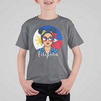Philippines Girl Filipina T Shirt For Kid Flag Filipino Pride - Wonder Print Shop
