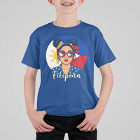 Philippines Girl Filipina T Shirt For Kid Flag Filipino Pride - Wonder Print Shop