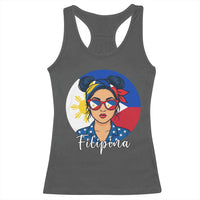 Philippines Girl Filipina Racerback Tank Top Flag Filipino Pride - Wonder Print Shop