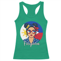 Philippines Girl Filipina Racerback Tank Top Flag Filipino Pride - Wonder Print Shop