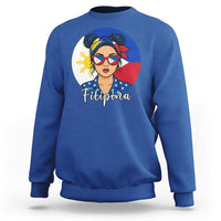 Philippines Girl Filipina Sweatshirt Flag Filipino Pride - Wonder Print Shop