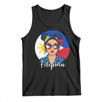 Philippines Girl Tank Top Filipina Philippines Flag Filipino Pride - Wonder Print Shop
