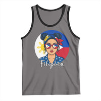 Philippines Girl Tank Top Filipina Philippines Flag Filipino Pride - Wonder Print Shop