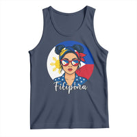Philippines Girl Tank Top Filipina Philippines Flag Filipino Pride - Wonder Print Shop