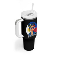 Philippines Girl Tumbler With Handle Filipina Philippines Flag Filipino Pride