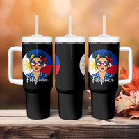 Philippines Girl Tumbler With Handle Filipina Philippines Flag Filipino Pride
