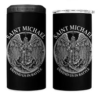 Saint Michael The Archangel 4 in 1 Can Cooler Tumbler Defend Us In Battle Christian Faith