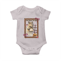 Halloween Capybara Baby Onesie Funny Too Chill To Boo - Wonder Print Shop
