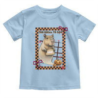 Halloween Capybara Toddler T Shirt Funny Too Chill To Boo - Wonder Print Shop