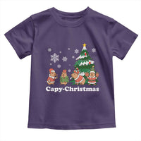 Christmas Capybara Toddler T Shirt Funny Capy Xmas Gift Idea - Wonder Print Shop
