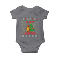 Funny Merry Capymas Baby Onesie Capybara Christmas Party - Wonder Print Shop