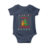 Funny Merry Capymas Baby Onesie Capybara Christmas Party - Wonder Print Shop