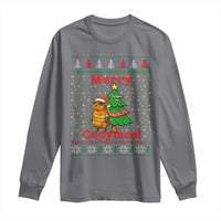 Funny Merry Capymas Long Sleeve Shirt Capybara Christmas Party - Wonder Print Shop