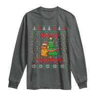 Funny Merry Capymas Long Sleeve Shirt Capybara Christmas Party - Wonder Print Shop