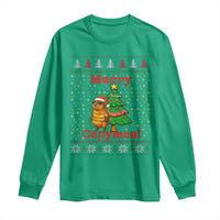 Funny Merry Capymas Long Sleeve Shirt Capybara Christmas Party - Wonder Print Shop