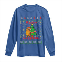 Funny Merry Capymas Long Sleeve Shirt Capybara Christmas Party - Wonder Print Shop