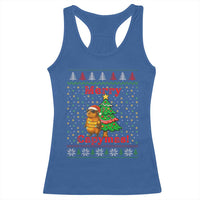 Funny Merry Capymas Racerback Tank Top Capybara Christmas Party - Wonder Print Shop