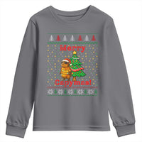 Funny Merry Capymas Youth Sweatshirt Capybara Christmas Party - Wonder Print Shop