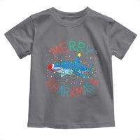 Christmas Shark Toddler T Shirt Funny Merry Sharkmas Xmas Gift - Wonder Print Shop