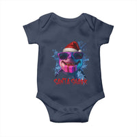 Funny Christmas Santa Shark Xmas Gift Baby Onesie - Wonder Print Shop