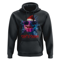 Funny Christmas Santa Shark Xmas Gift Hoodie - Wonder Print Shop