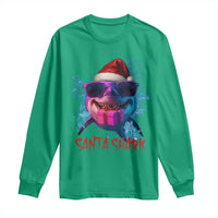 Funny Christmas Santa Shark Xmas Gift Long Sleeve Shirt - Wonder Print Shop