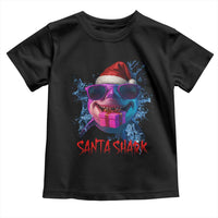 Funny Christmas Santa Shark Xmas Gift Toddler T Shirt - Wonder Print Shop