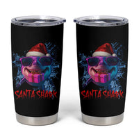 Funny Christmas Santa Shark Xmas Gift Tumbler Cup