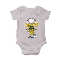 Cool Banana Playing Baseball Baby Onesie Funny Fruit Sports Gift - Wonder Print Shop